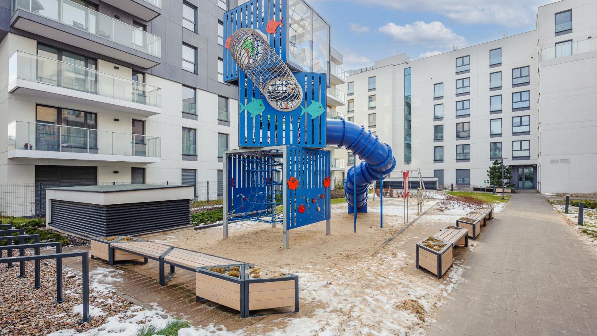 Apartamenty Sun & Snow Przystan Letnica Gdańsk Kültér fotó