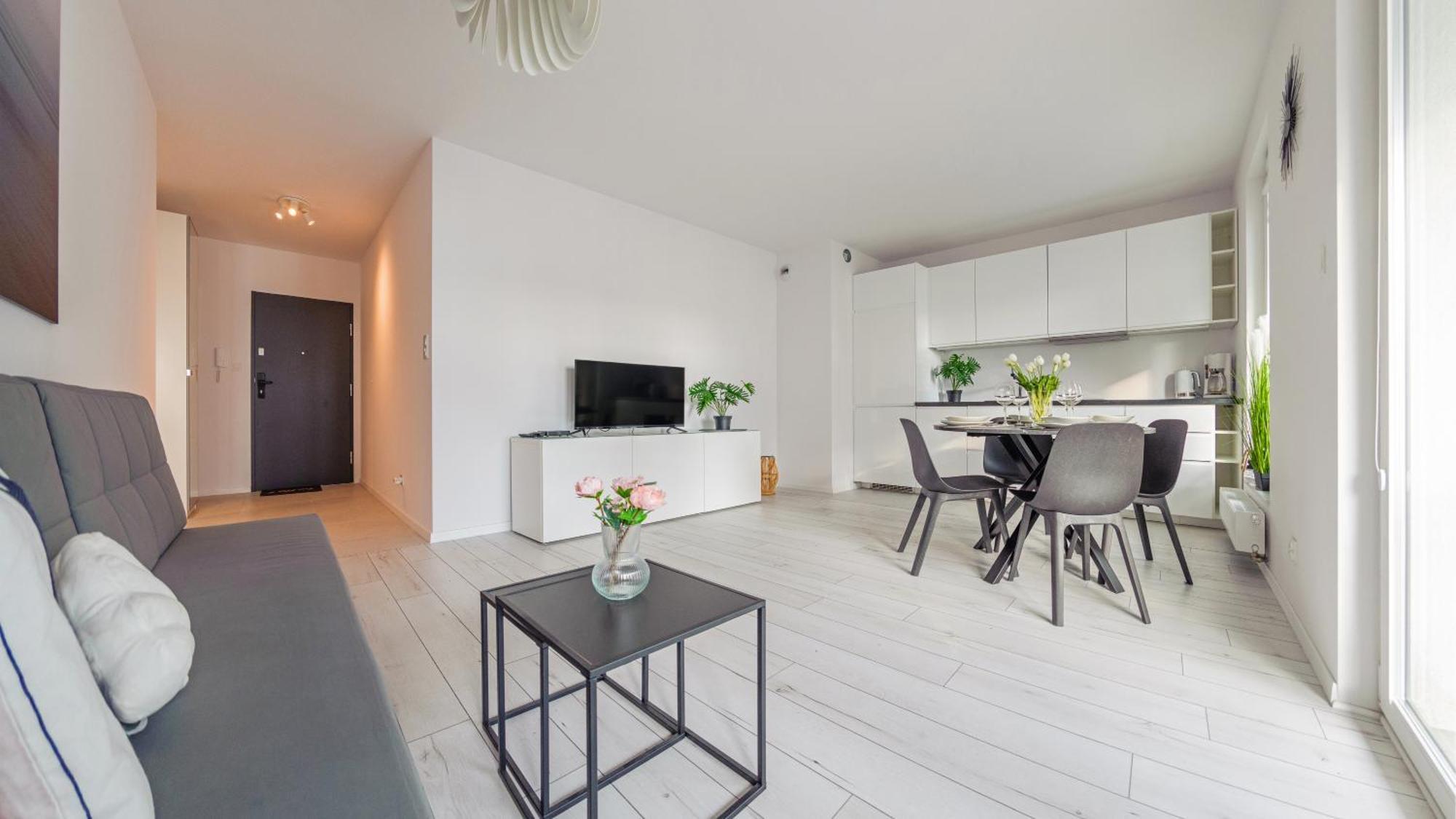 Apartamenty Sun & Snow Przystan Letnica Gdańsk Kültér fotó